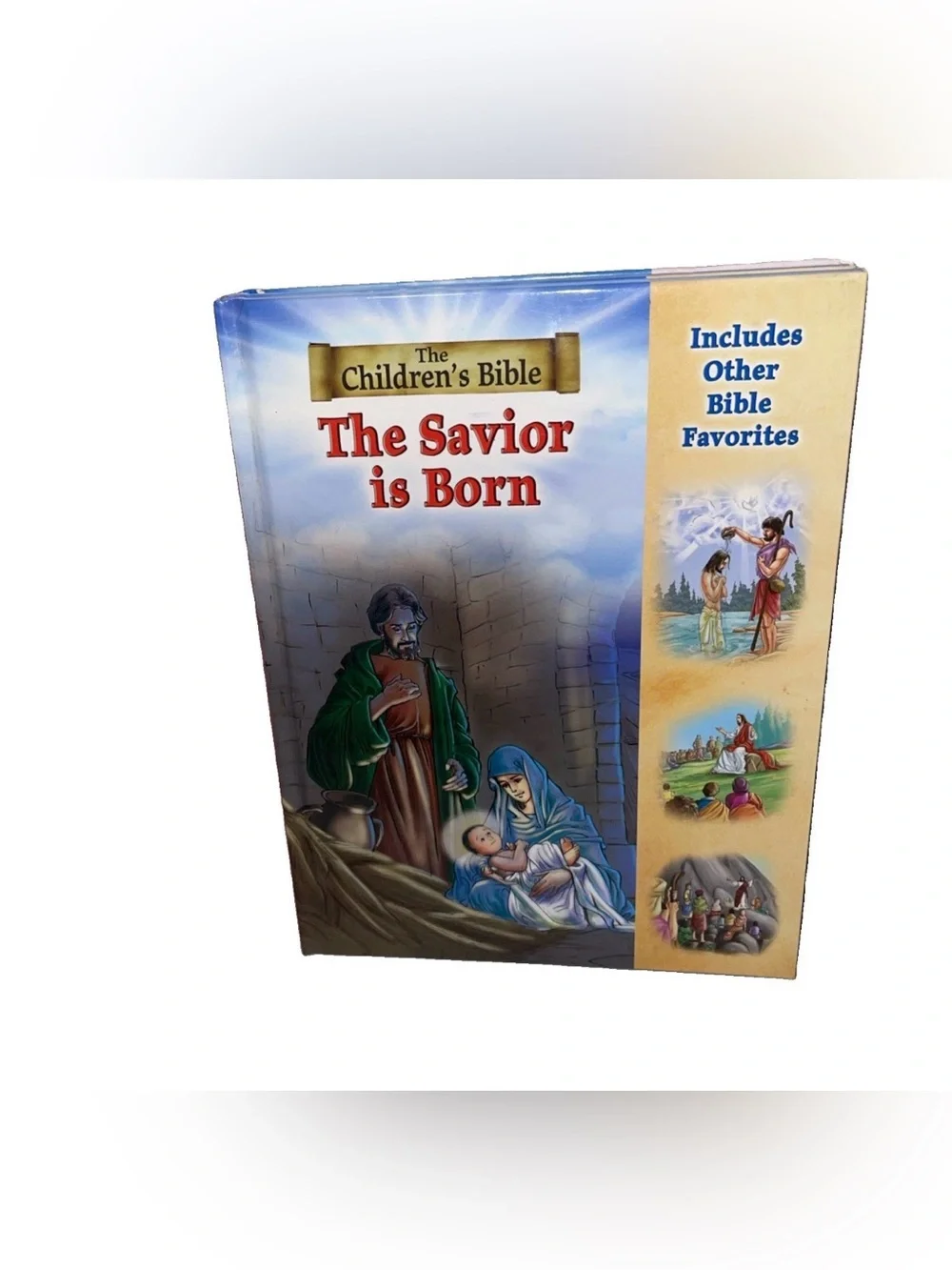 Lot of 3 The Children's Bible Hardcovers: Commandments, Savior, Last Supper